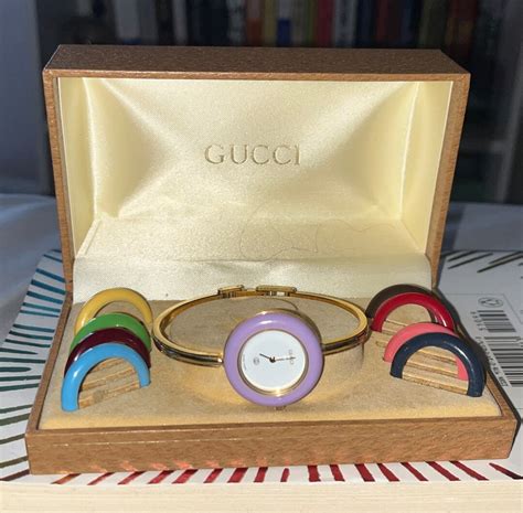 gucci interchangeable bezel watch dupe|gucci watch replacement bezel.